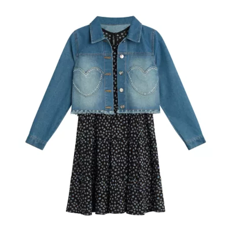 Knit Works Little & Big Kid Girls Dress Set