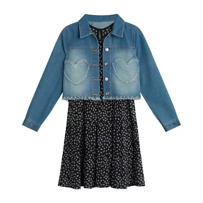Knit Works Little & Big Kid Girls Dress Set