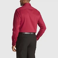 Van Heusen Ultra Flex Mens Regular Fit Stretch Fabric Wrinkle Free Long Sleeve Dress Shirt