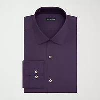 Van Heusen Ultra Flex Mens Slim Fit Stretch Fabric Wrinkle Free Long Sleeve Dress Shirt