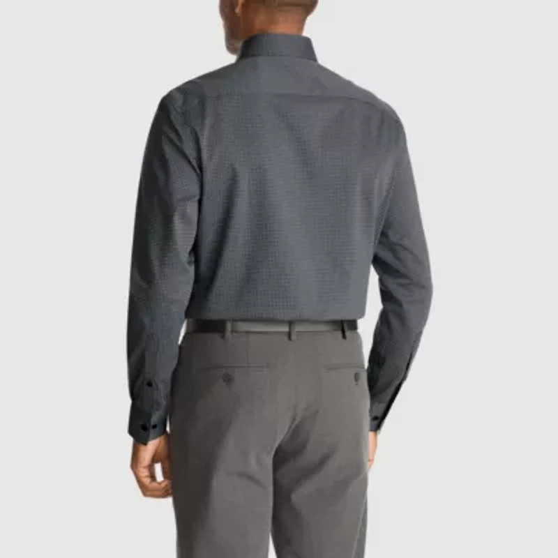 Van Heusen Ultra Wrinkle Free Mens Regular Fit Stretch Fabric Long Sleeve Dress Shirt
