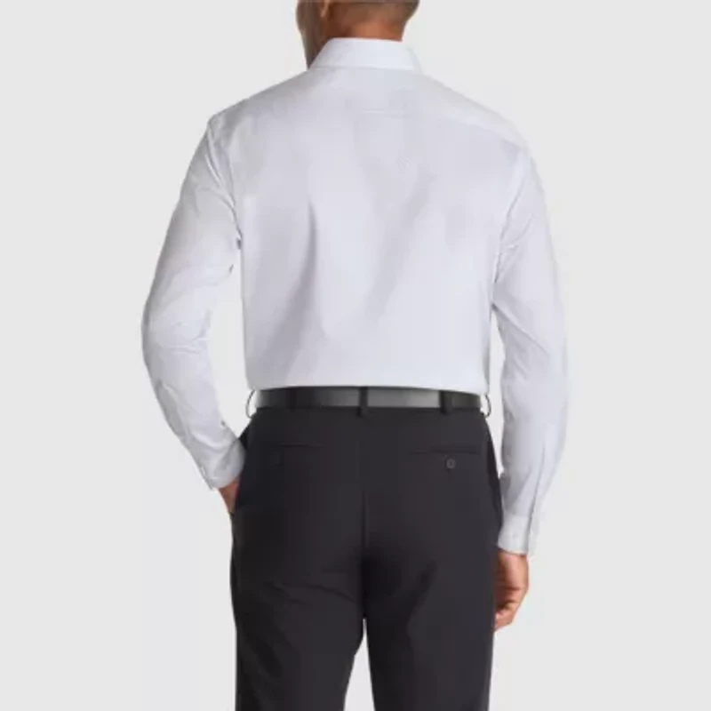 Van Heusen Ultra Wrinkle Free Mens Regular Fit Stretch Fabric Long Sleeve Dress Shirt