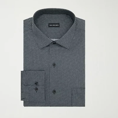 Van Heusen Ultra Wrinkle Free Mens Slim Fit Stretch Fabric Long Sleeve Dress Shirt