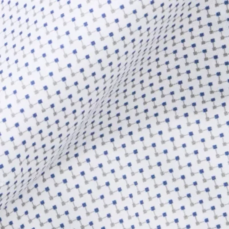 Van Heusen Ultra Flex Mens Slim Fit Stretch Fabric Wrinkle Free Long Sleeve Dress Shirt