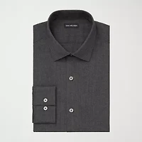 Van Heusen Comfort Performance Mens Slim Fit Stretch Fabric Wrinkle Free Long Sleeve Dress Shirt