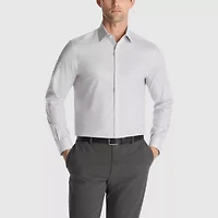 Van Heusen Comfort Performance Mens Slim Fit Stretch Fabric Long Sleeve Dress Shirt