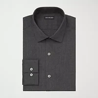 Van Heusen Comfort Performance Big And Tall Mens Regular Fit Stretch Fabric Wrinkle Free Long Sleeve Dress Shirt