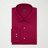 Van Heusen Big And Tall Everyday Defense Stain Shield Mens Regular Fit Stretch Fabric Wrinkle Free Long Sleeve Dress Shirt