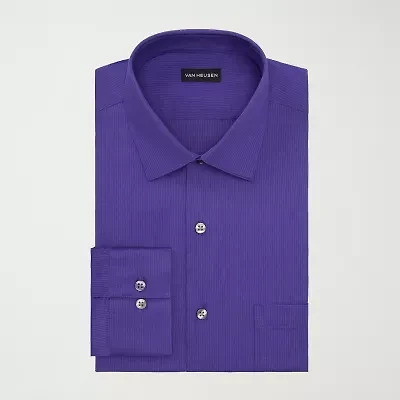 Van Heusen Big and Tall Everyday Defense Mens Classic Fit Stretch Fabric Wrinkle Free Long Sleeve Dress Shirt