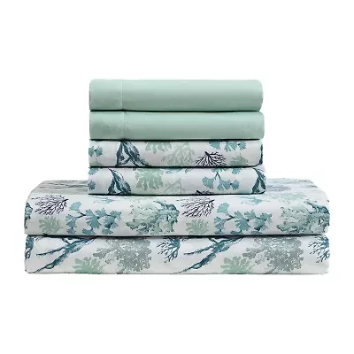 Caribbean Joe 6Pc Cooling 100Tc Sheet Sets