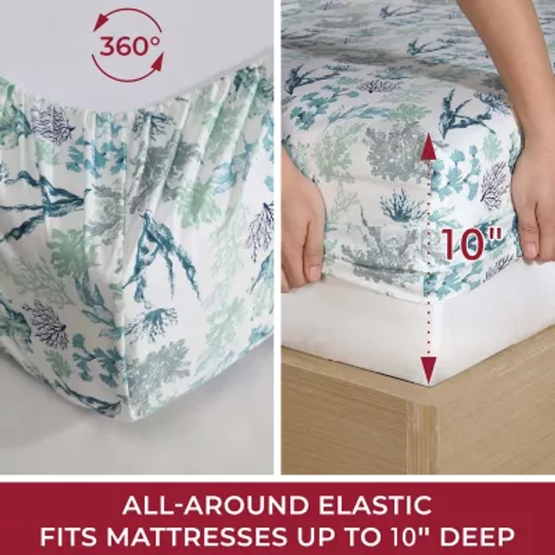 Caribbean Joe 6Pc Cooling 100Tc Sheet Sets