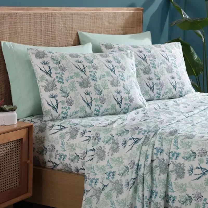 Caribbean Joe 6Pc Cooling 100Tc Sheet Sets