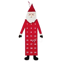 North Pole Trading Co. Santa Fabirc Christmas Advent Calendar