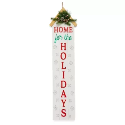 North Pole Trading Co. Home For The Holidays Christmas Porch Sign