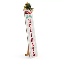 North Pole Trading Co. Home For The Holidays Christmas Porch Sign