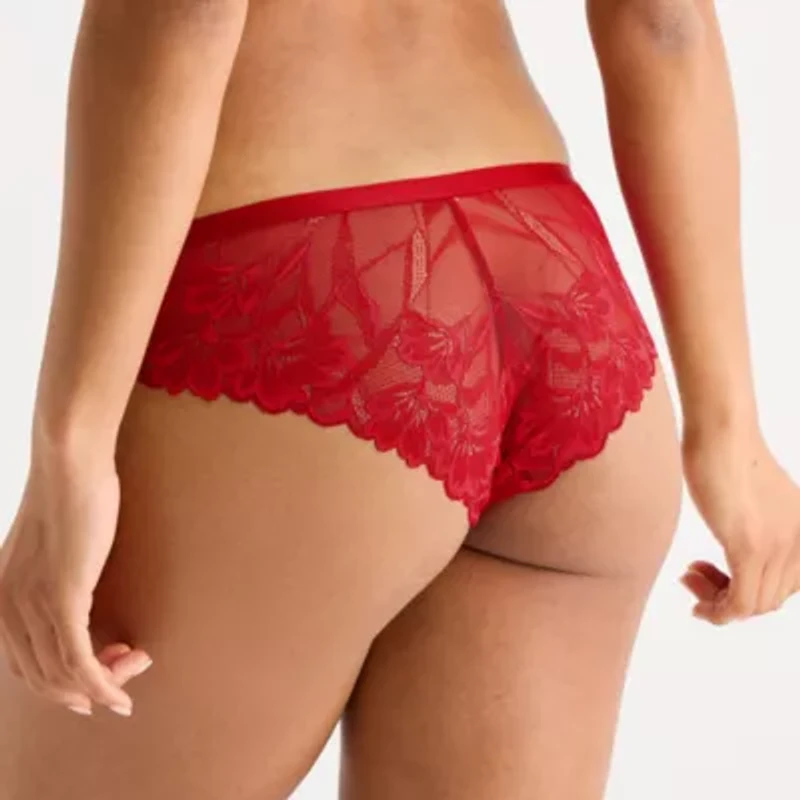 Ambrielle Tulip Lace Womens Cheeky Panty 364244