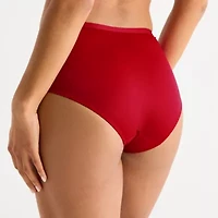 Ambrielle Tulip Lace Shine Brief Panty
