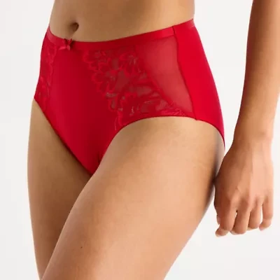 Ambrielle Tulip Lace Shine Brief Panty
