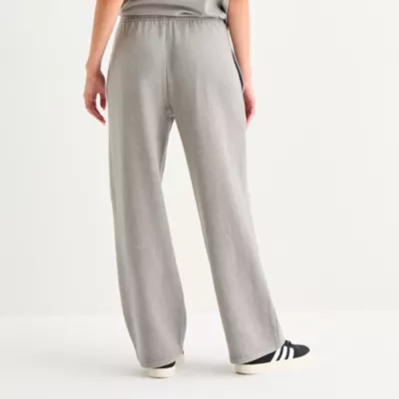 Tim Burton'S Nightmare Before Christmas Wide Leg Sweatpant Womens Drawstring Waist Straight Juniors Fleece