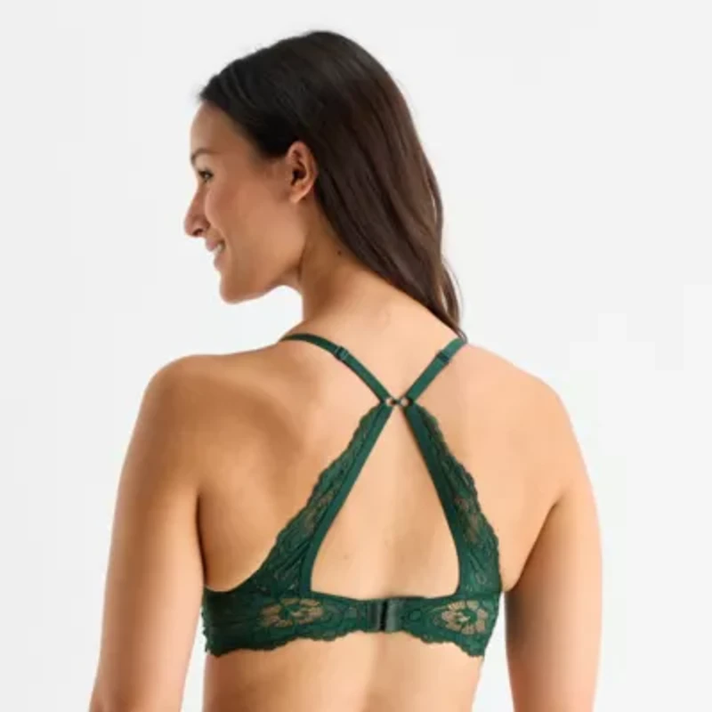 Arizona Body Holiday Lace Lightly Lined Demi Bra