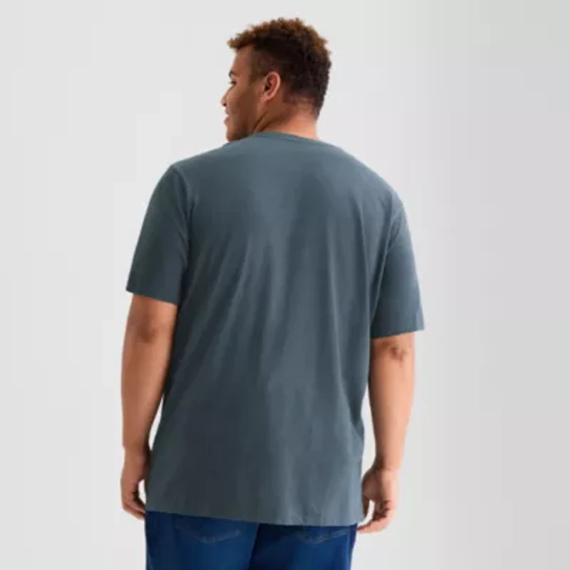mutual weave Mens Crew Neck Short Sleeve Big and Tall T-Shirt