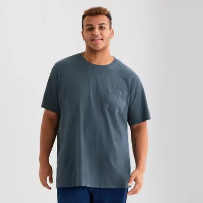 mutual weave Mens Crew Neck Short Sleeve Big and Tall T-Shirt