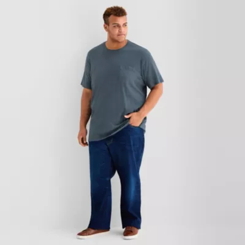 mutual weave Mens Crew Neck Short Sleeve Big and Tall T-Shirt