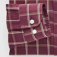 Stafford Slim Smart Tech Mens Fit Stretch Fabric Wrinkle Free Long Sleeve Dress Shirt