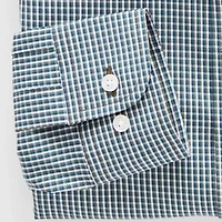 Stafford Slim Smart Tech Mens Fit Stretch Fabric Wrinkle Free Long Sleeve Dress Shirt