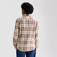 mutual weave Mens Long Sleeve Regular Fit Flannel Shirt