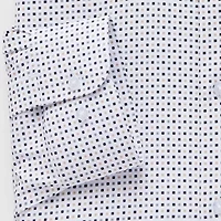 Shaquille O'Neal XLG Big And Tall Mens Regular Fit Easy Care Stretch Fabric Long Sleeve Dress Shirt