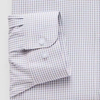 Shaquille O'Neal XLG™ Big And Tall Mens Regular Fit Easy Care Stretch Fabric Long Sleeve Dress Shirt