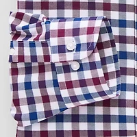 Stafford Big and Tall Coolmax All Season Oxford Mens Regular Fit Stretch Fabric Wrinkle Free Long Sleeve Dress Shirt