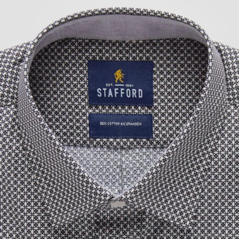 Stafford Mens Regular Fit Long Sleeve Dress Shirt