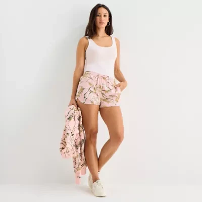 Forever 21 Juniors Womens Mid Rise-Juniors Jogger Short
