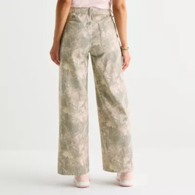 Forever 21 Womens Straight Low Rise Juniors Flat Front Pant
