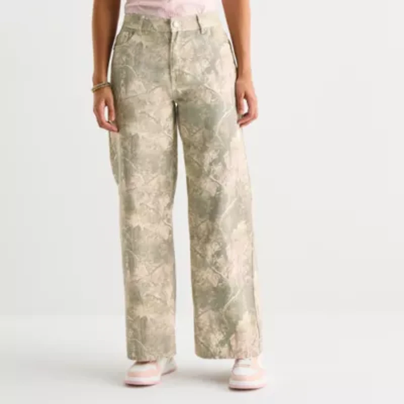 Forever 21 Womens Straight Low Rise Juniors Flat Front Pant
