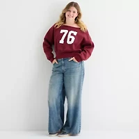Forever 21 Womens Long Sleeve Juniors Sweatshirt