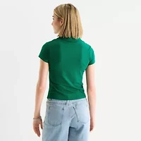 Forever 21 Juniors Womens Short Sleeve Polo Shirt