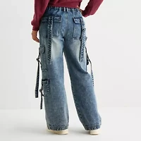 Forever 21 Juniors Womens Low Rise Loose Fit Jean