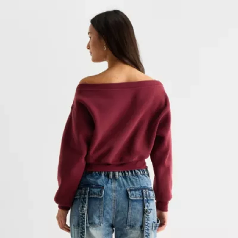 Forever 21 Womens Long Sleeve Juniors Sweatshirt