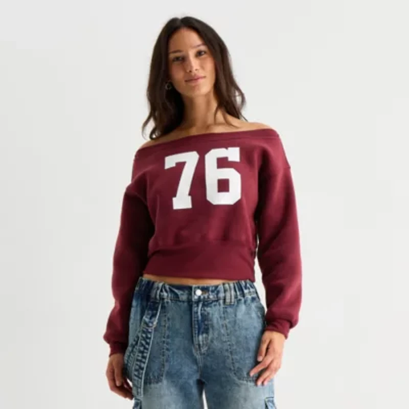 Forever 21 Womens Long Sleeve Juniors Sweatshirt