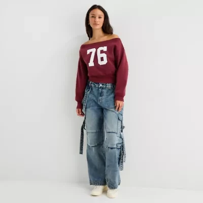 Forever 21 Womens Long Sleeve Juniors Sweatshirt