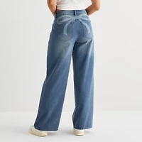 Forever 21 - Juniors Womens Low Rise Wide Leg Jean