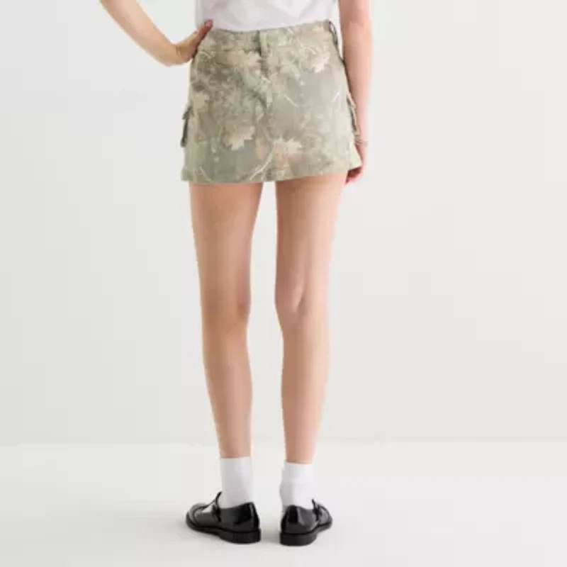 Forever 21 Womens Low Rise Mini Denim Skirt Juniors