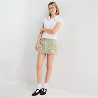 Forever 21 Womens Low Rise Mini Denim Skirt Juniors
