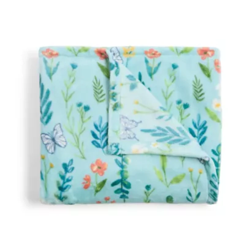 Home Expressions Velvet Plush Print Throw