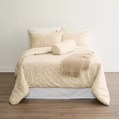 VIVENDI® Scroll 7pc 7-pc. Midweight Comforter Set
