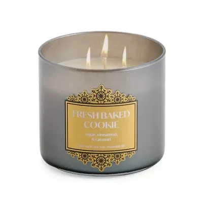 Distant Lands Fresh Baked Cookie 3-Wick Scented Jar Candle