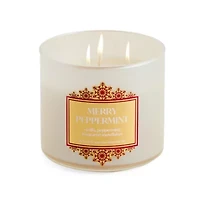 Distant Lands Merry Peppermint 3-Wick Scented Jar Candle